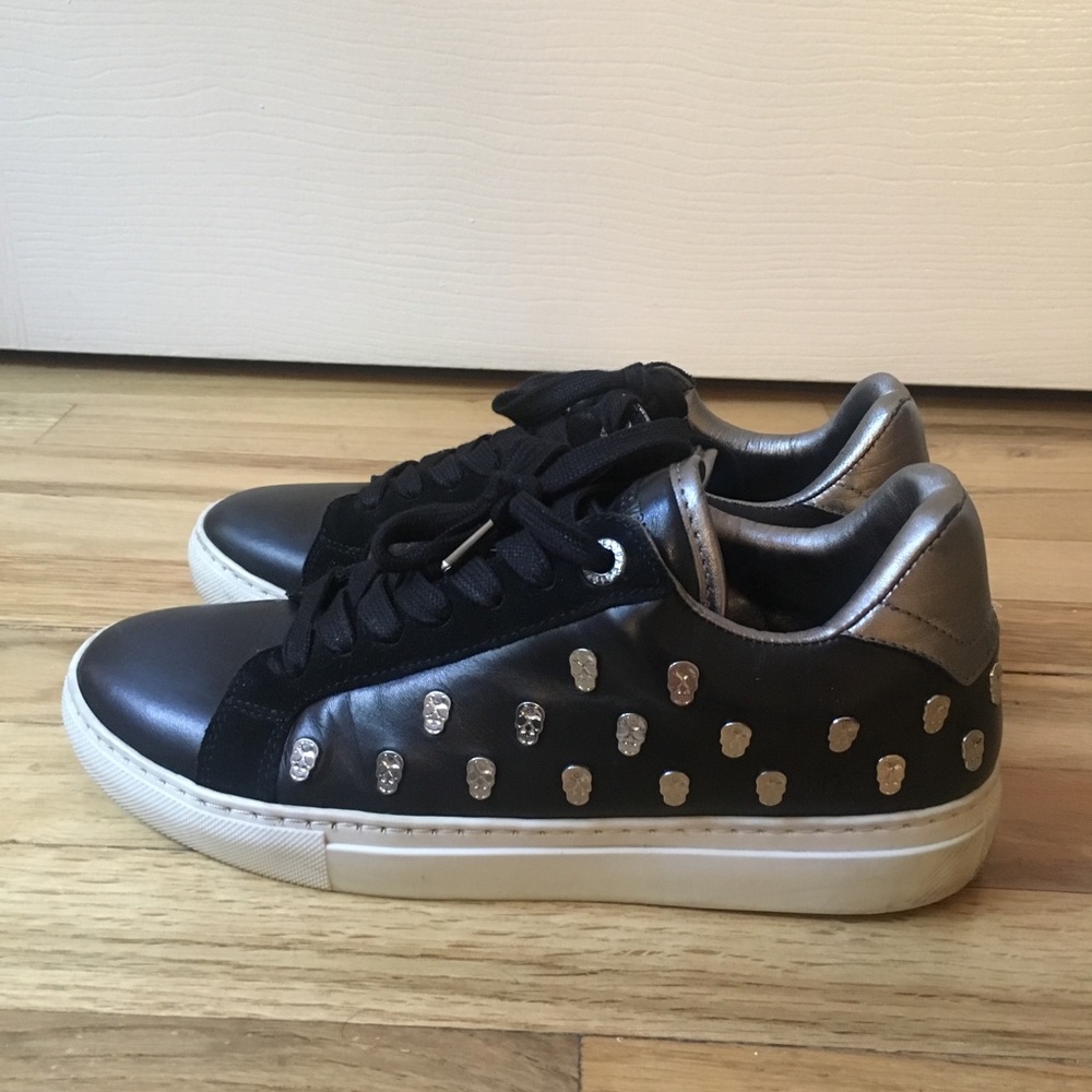 Zadig & Voltaire skull studded sneakers